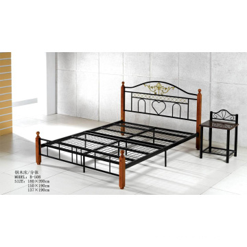 Cheap Modern Strong Popular Painting Steel Bed (B-508#)